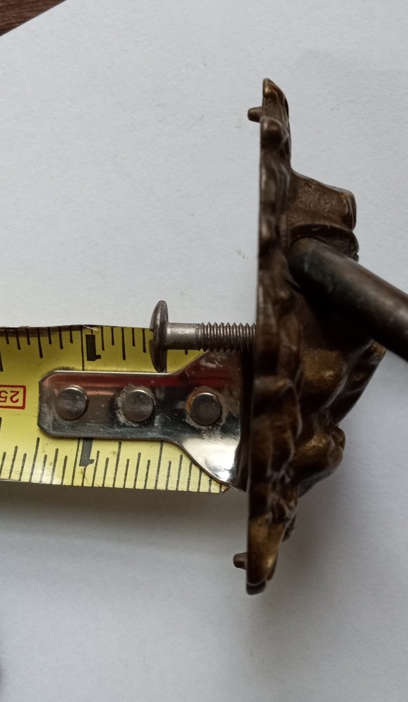 2 Brass Lion Head Dresser Pulls