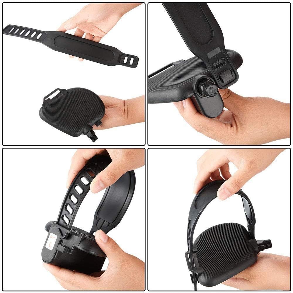 Transform Your Workout with Adjustable Exercise Bike Pedal Straps for All Bikes