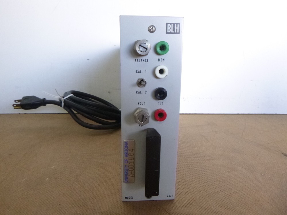 BLH Electronics Model 2531 SRC 2531A Power Supply 0-25VDC @ 200 mA