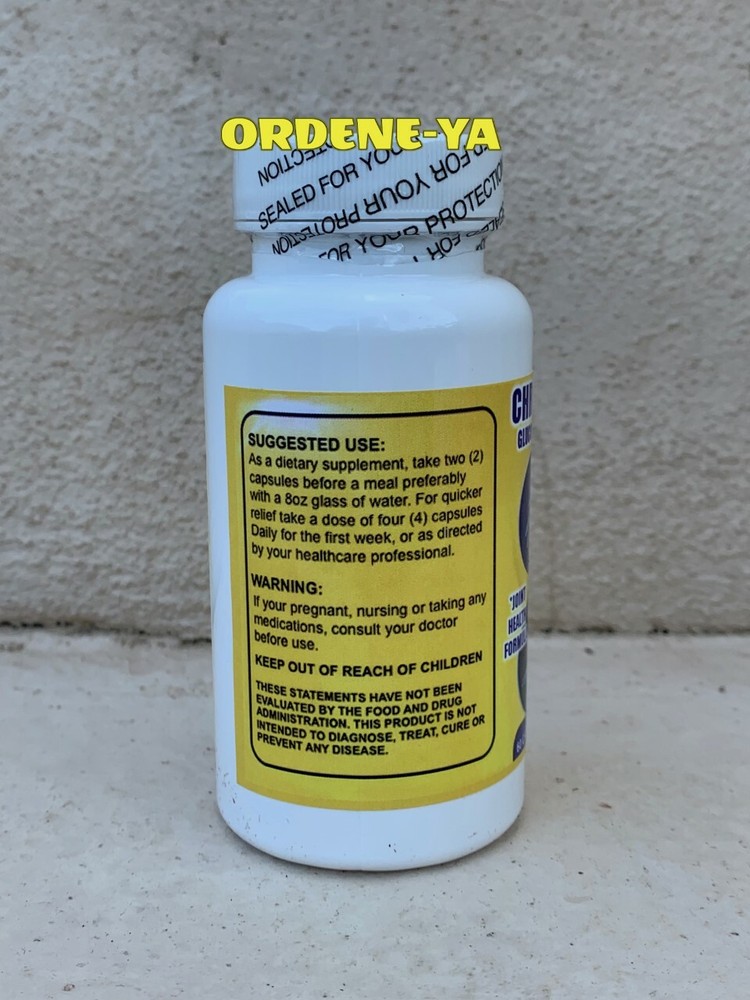 Chronic Solution Glucosamine Chondroitin MSM Therapy Anti Inflammatory