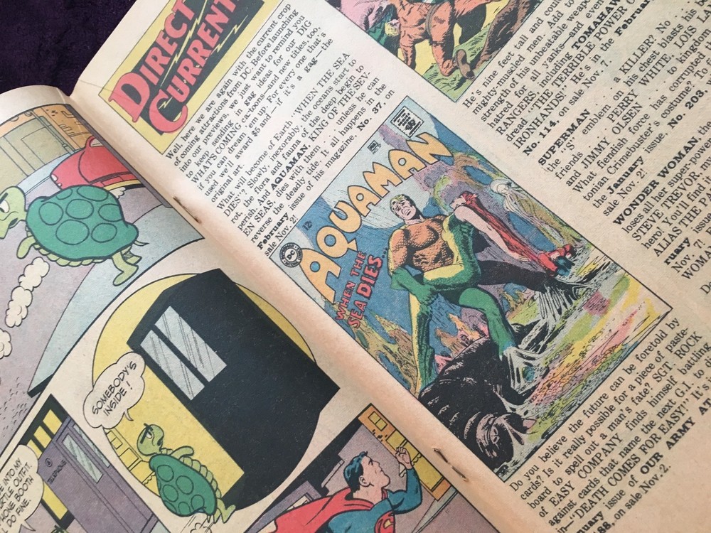 Adventure Comics #363 Dec '67 , w sheet & board VG++ condition
