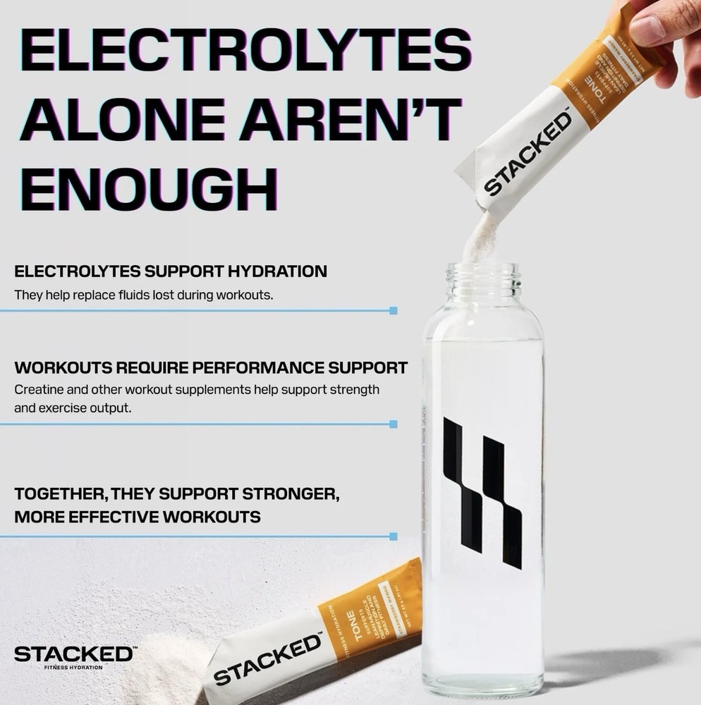 Electrolyte Hydration Mix with Creatine – Strawberry Mango 6ct