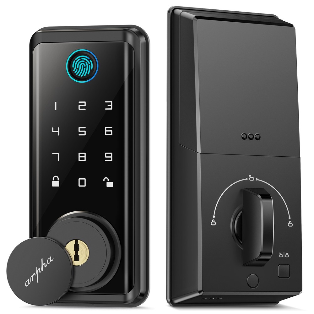 ARPHA Security Keyless Smart Door Lock 100Code Fingerprint Keyless Bluetooth APP