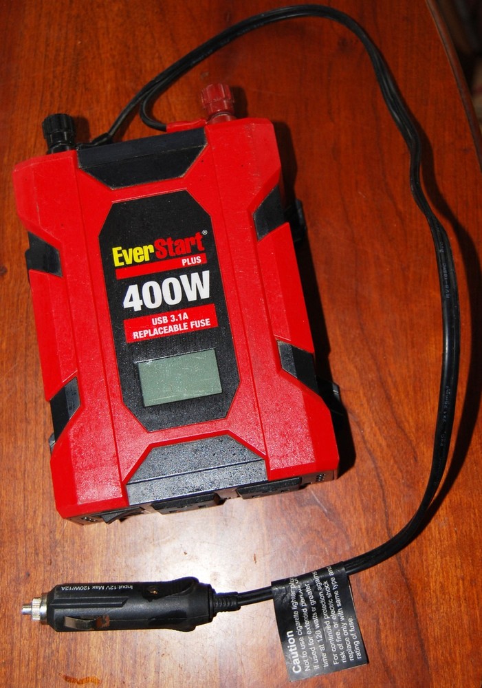 EverStart Inverter, max continuous 400W usb 3.1A replacement fuse Model 70002MC