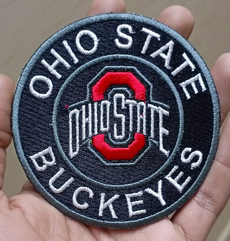 Ohio State Buckeyes Logo Iron On Patch - Sew Patch - Embroidered Patch 3.7"