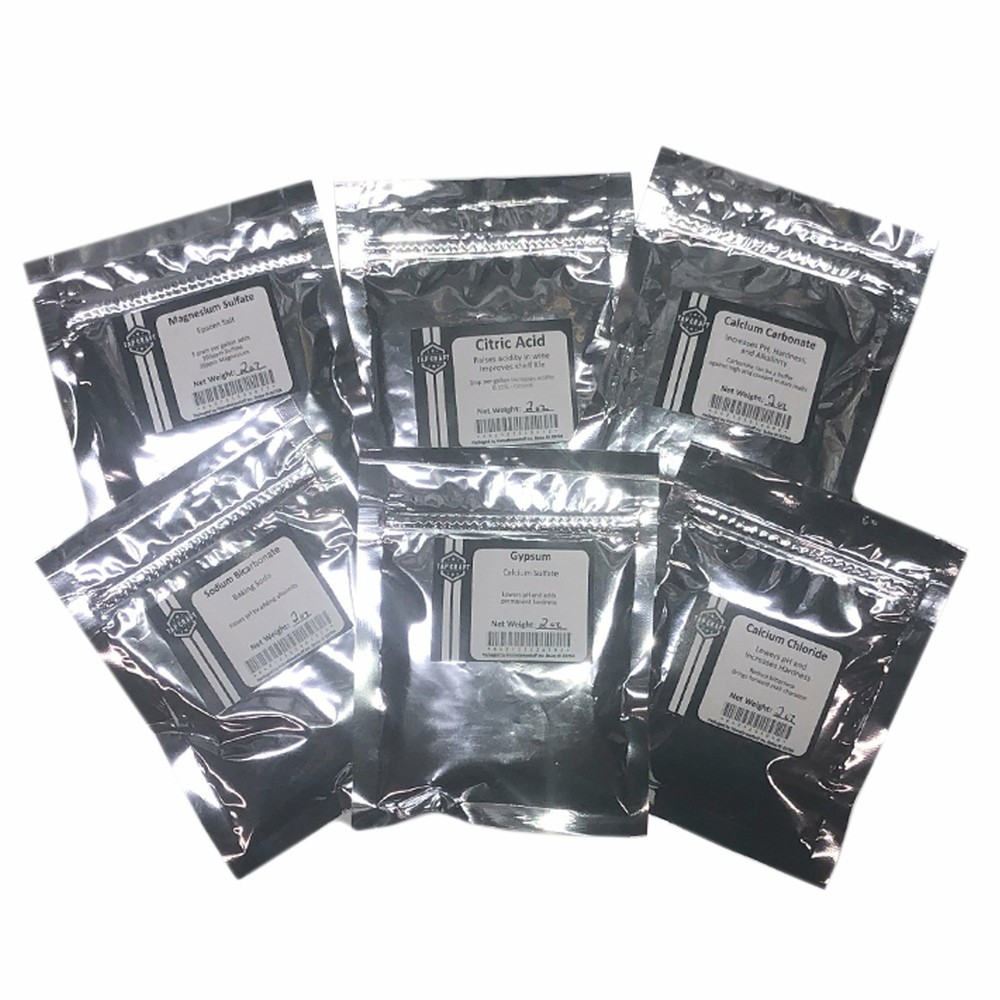 TAPCRAFT Beer Brewing Salts for Water Adjustment and Building