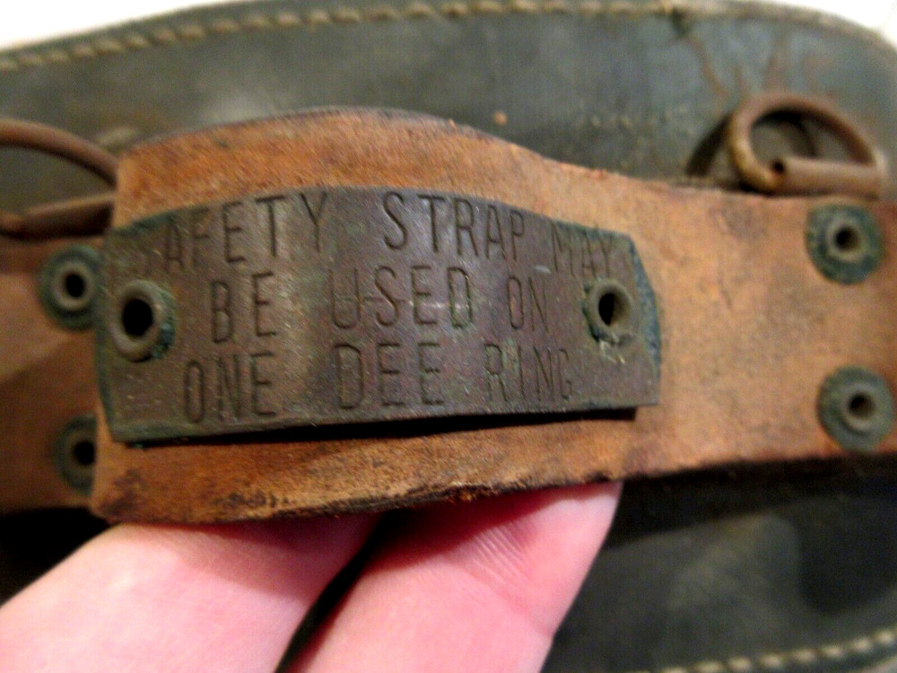 Vintage Pole Climbing Belt 41-46"