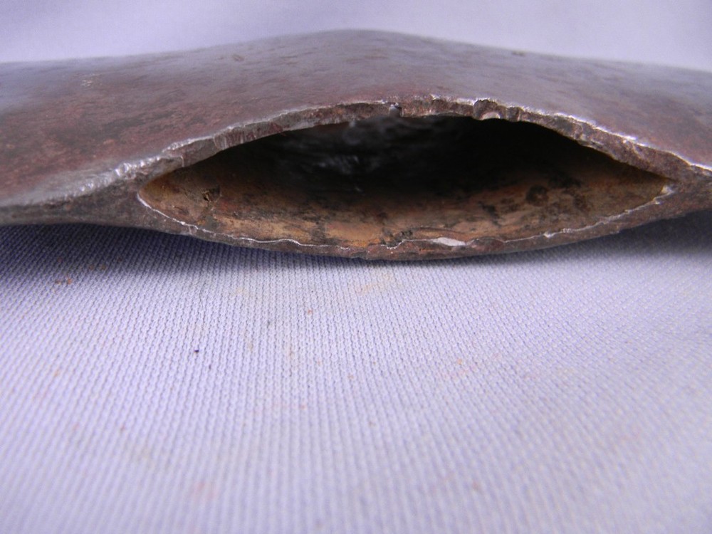 Vintage Bald Eagle Mann Edge Double Bit Axe Head Marked 6 in Circle & Letter R