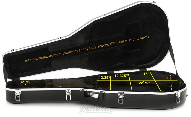 Gator Deluxe ABS Molded Case - Acoustic Dreadnought Guitar