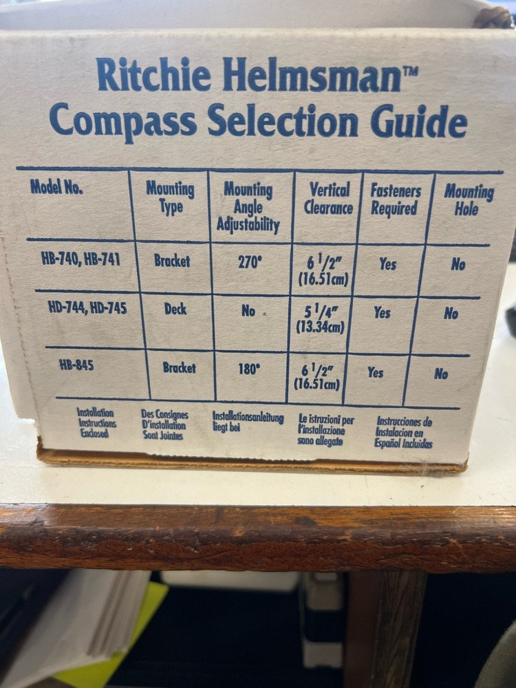 RITCHIE HELMSMAN HB740 BRACKET MOUNT BLACK