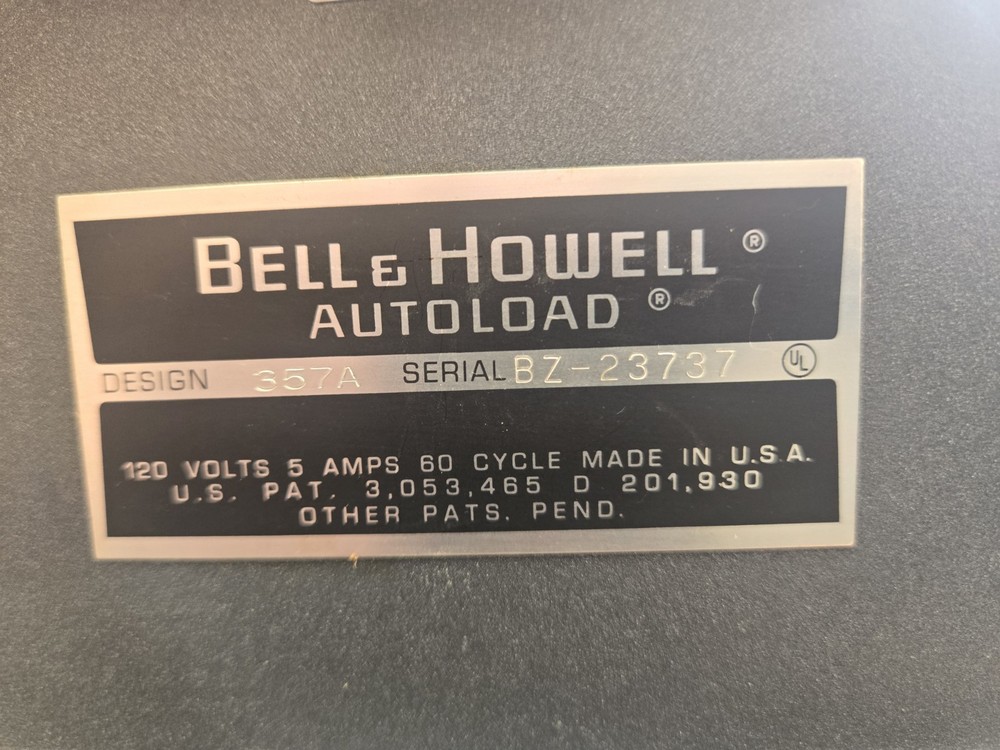 Vintage Bell & Howell Autoload Projector 357A