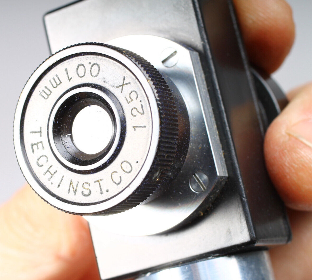 TECHNICAL INSTRUMENTS CO. MICROSCOPE EYEPIECE 12.5X W MICRO ADJUSTMENT IN BOX