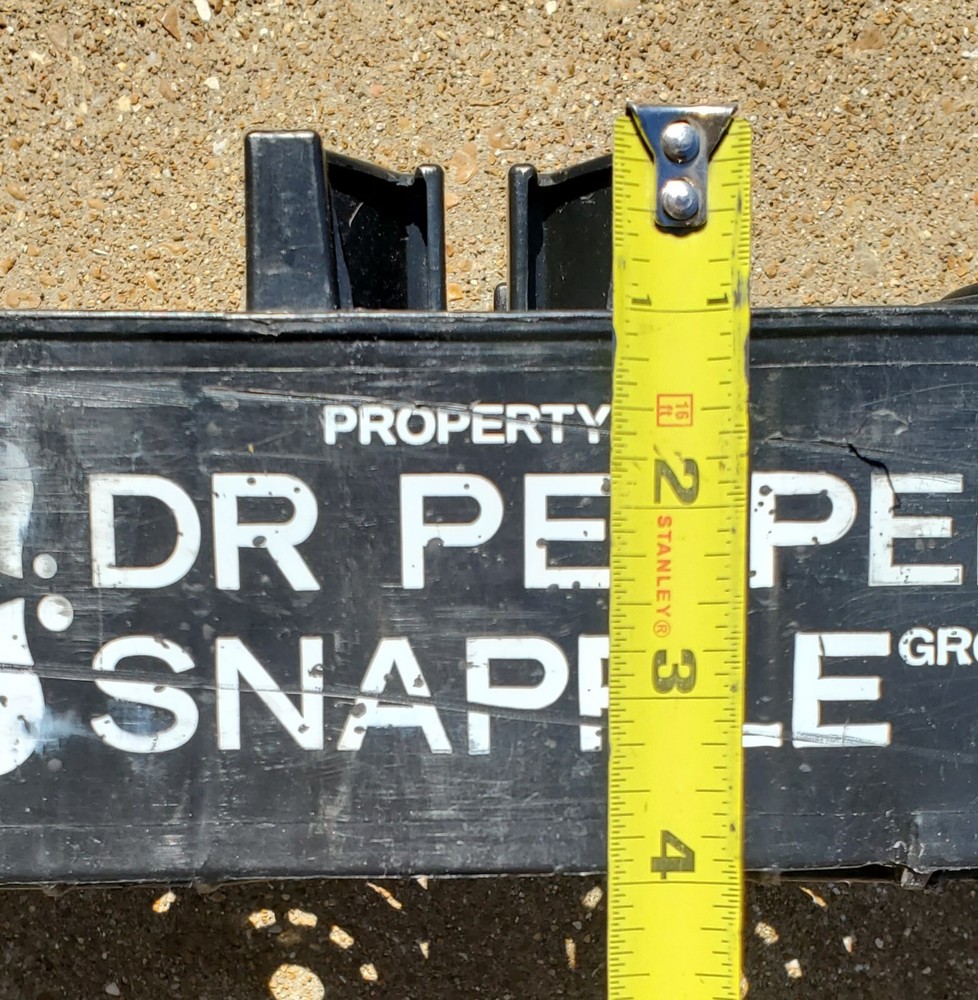 Plastic Snapple-Dr. Pepper Tote/Crate