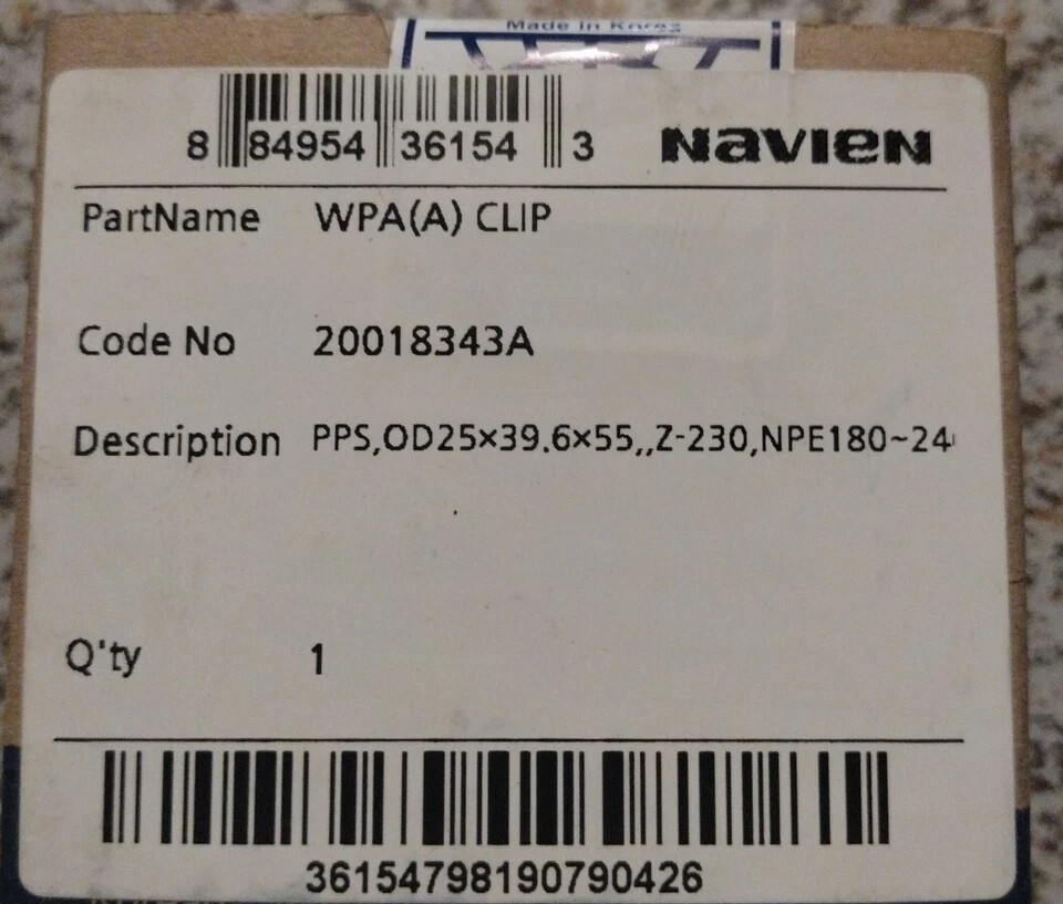 Navien WPA (A) Clip-PPS, NPE  20018343A
