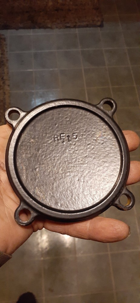 Badger Model 25 Water Meter Bottom, Back, Freeze, Steampunk, Or Usable!!