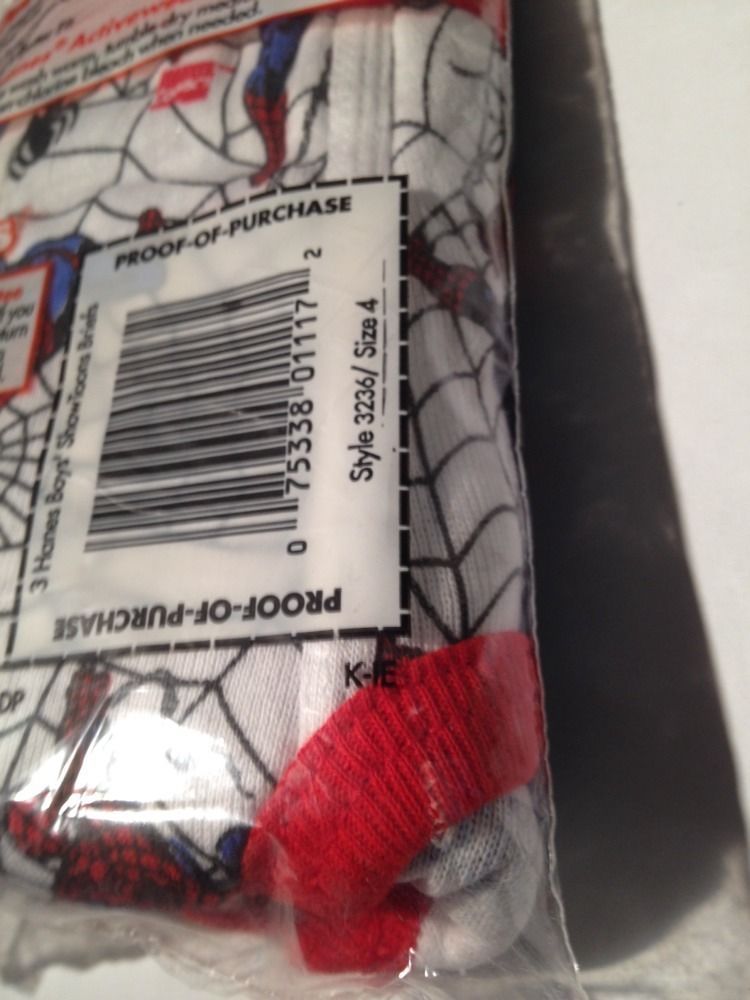 Spiderman Boys' Briefs 1996 Hanes