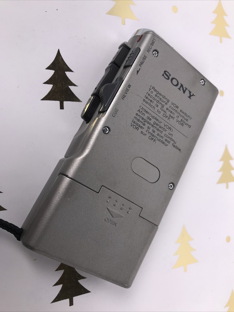 Sony M-530V VOR Microcassette Corder Recorder.