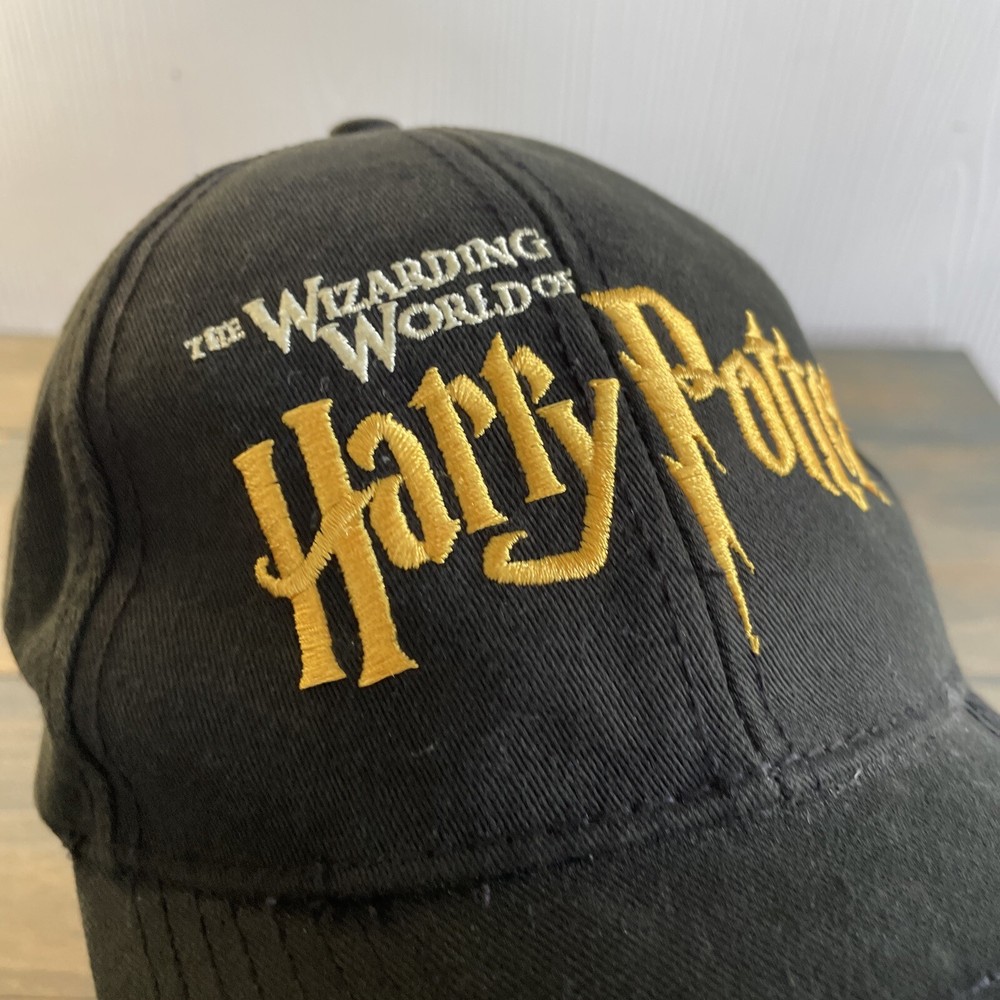 Vintage Harry Potter The Wizarding World Hat Strapback Black (HT6)
