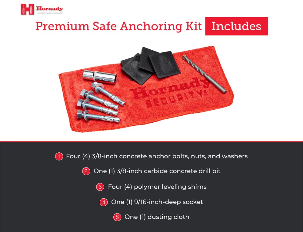 Hornady Premium Safe Anchoring Kit, 95851