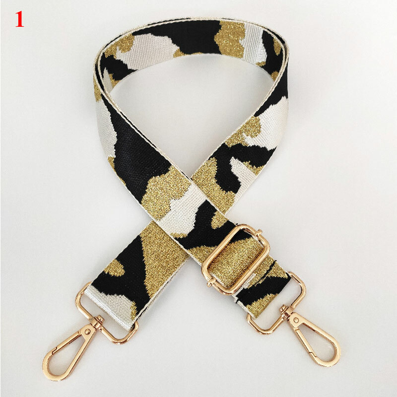 Camouflage Print Bag Shoulder Strap Handbag Replacement Adjustable Belt Handl ๑