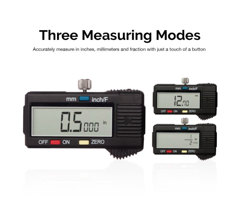 01408A 8” Electronic Digital Caliper Extra Large Display | 0-8 Inches | In