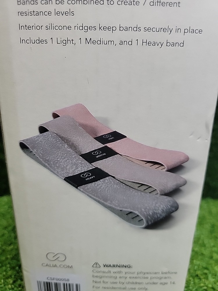 Galia Fabric Bands Pattern 3-Pack for Studio & At-Home Workouts