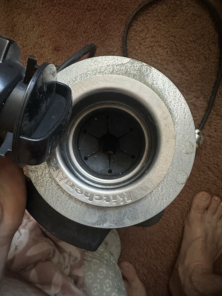 KitchenAid 1hp BContinuous Feed Food Waste Disposer - Red