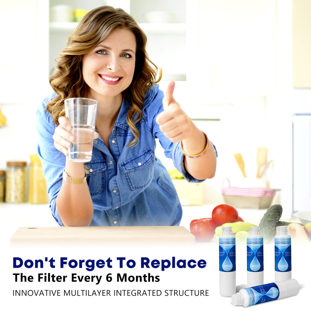 6 Pack DA29-00020B Refrigerator Water Filter, Replacement for Samsung