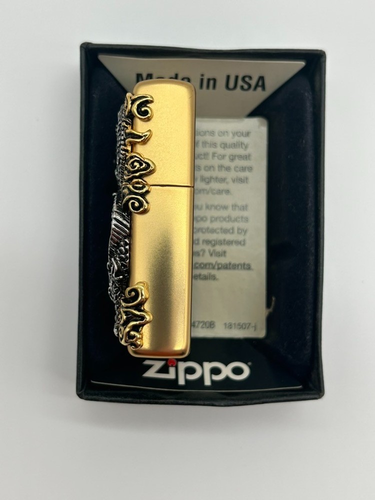 Zippo Lighter Flying Dragon Genuine Windproof - Unfired