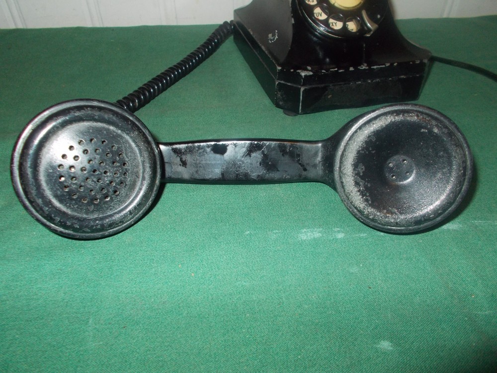 1940S STROMBERG CARLSON ROTARY PHONE GOOD CORDS