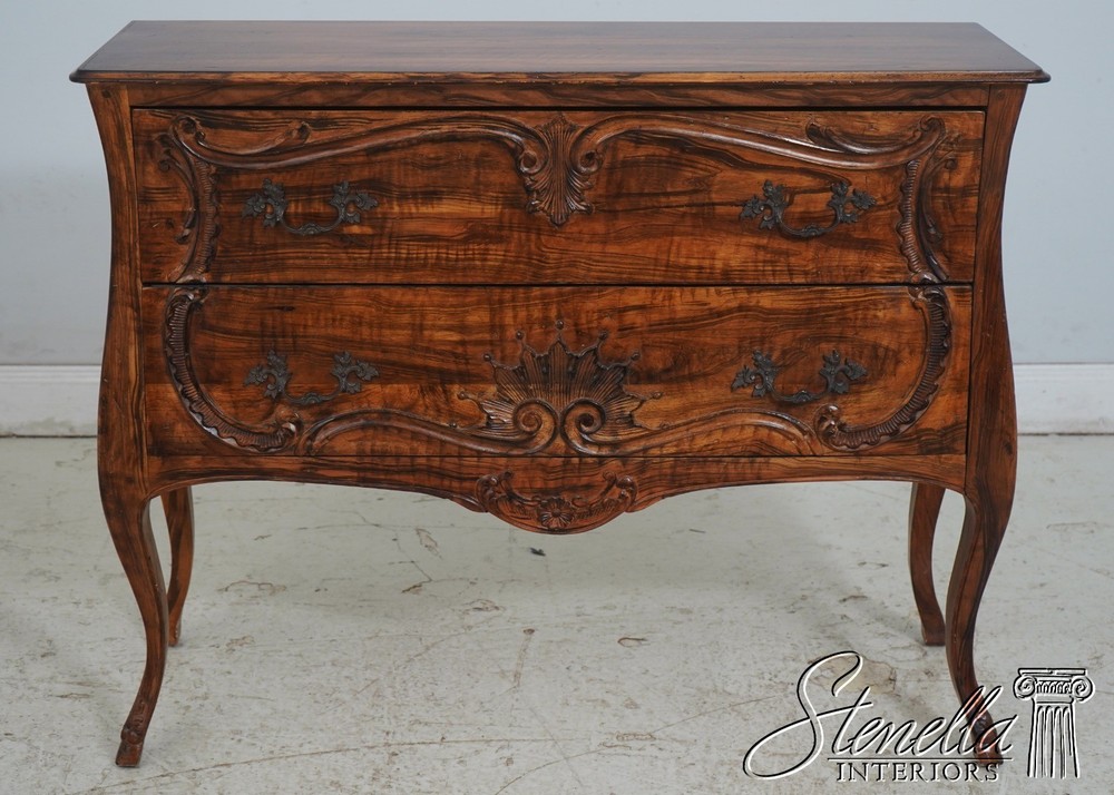 L69676: Vintage Italian Continental 2 Drawer Commode Server