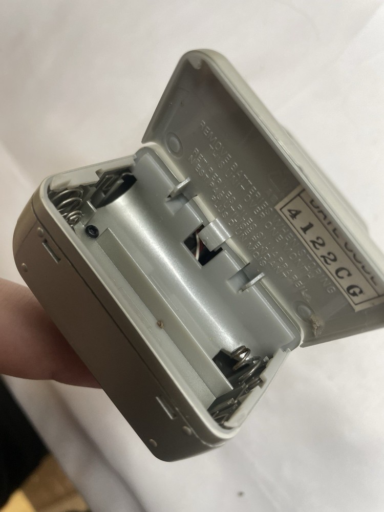 GE 3-5375A AVR Fast Playback Micro Cassette Recorder - TESTED!