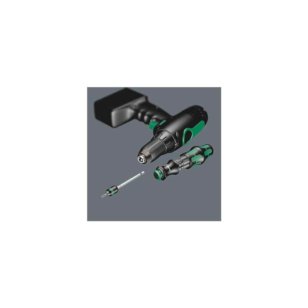 Wera 8 Piece Bit Screwdriver Phillips, Slotted, with Storage