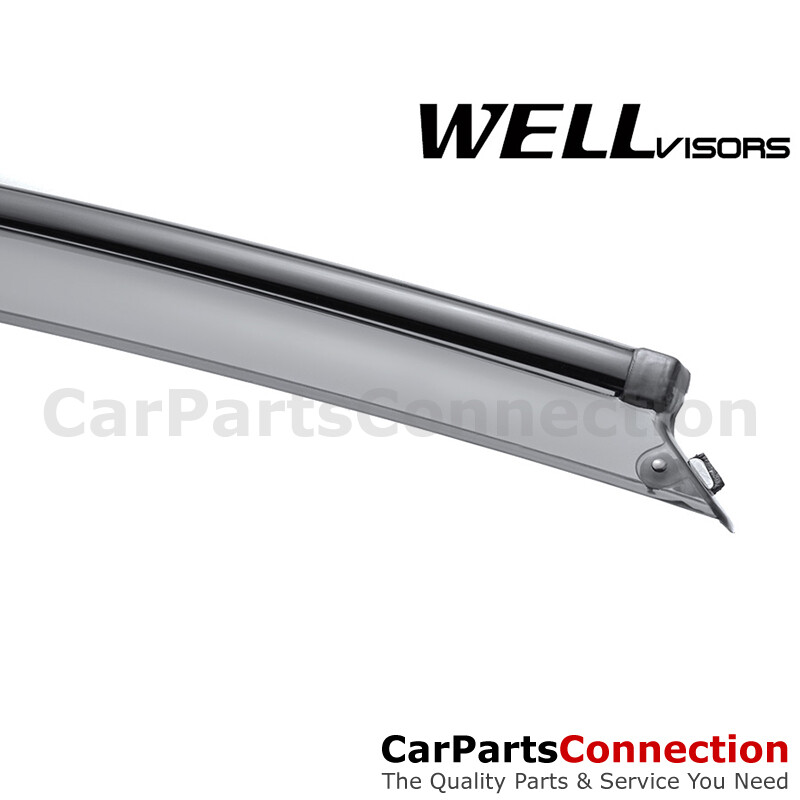 WellVisors Window Visors 2010-2016 MB E-Class Sedan W212 Sun Visor Deflectors