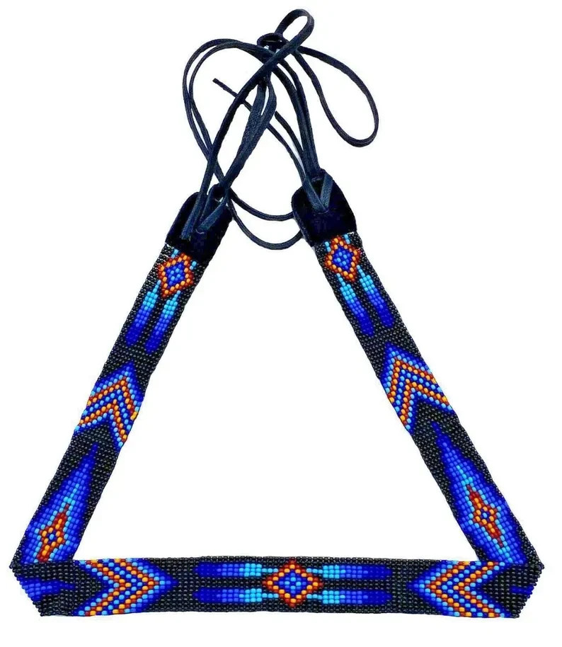 Beaded Hat Band Native American Style Handmade hatband