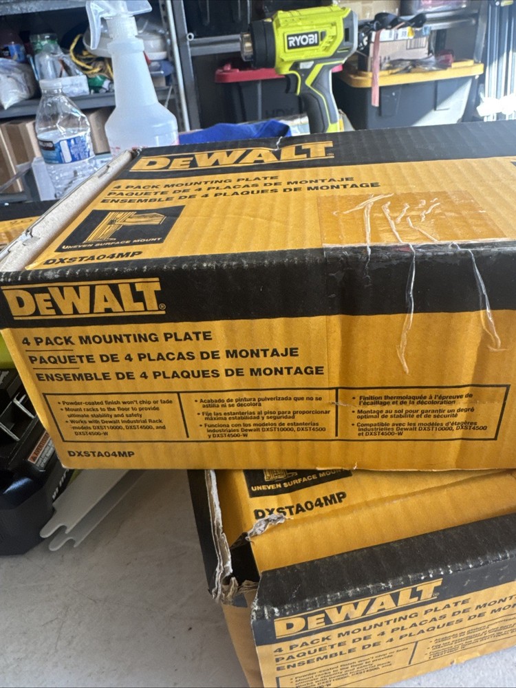 DEWALT Adjustable Leveling Floor Mounting Kit for DXST Storage Racks DXSTA04MP