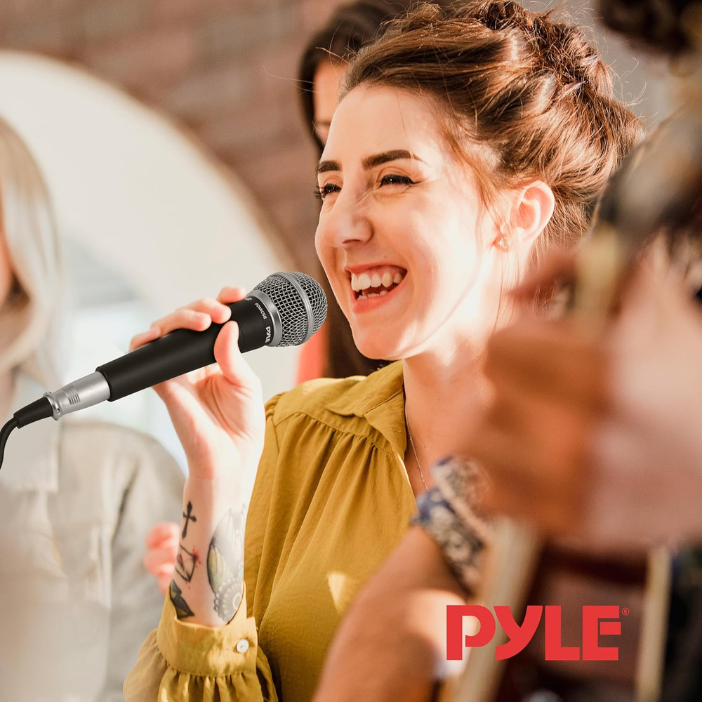 Microphone, Dynamic Cardioid, XLR Cable Included, Unidirectional, Rugged Constru