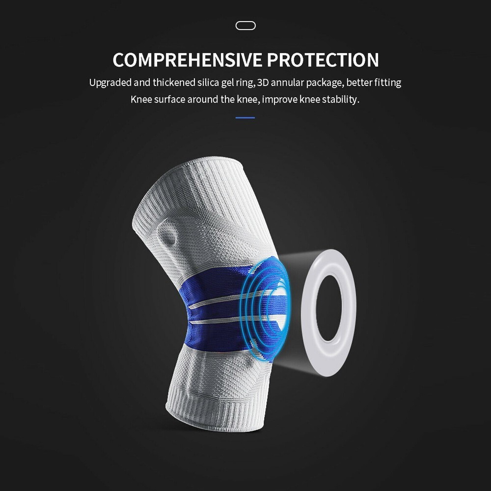 Gadget Arcade-Performance Knee Support Brace Protector Warm Breathable Silicon