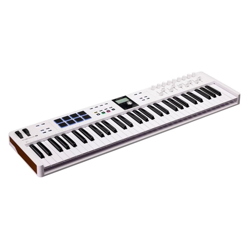 Arturia KeyLab Essential mk3 MIDI Controller BUNDLE with MIDI Keyboard, 6ft P...