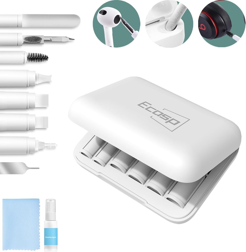 Ecasp Multi-Tool Cleaning Kit - White