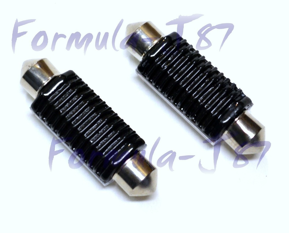 LED Light Canbus Error Free 211-2 5W Blue 10000K Two Bulb Interior Dome Replace