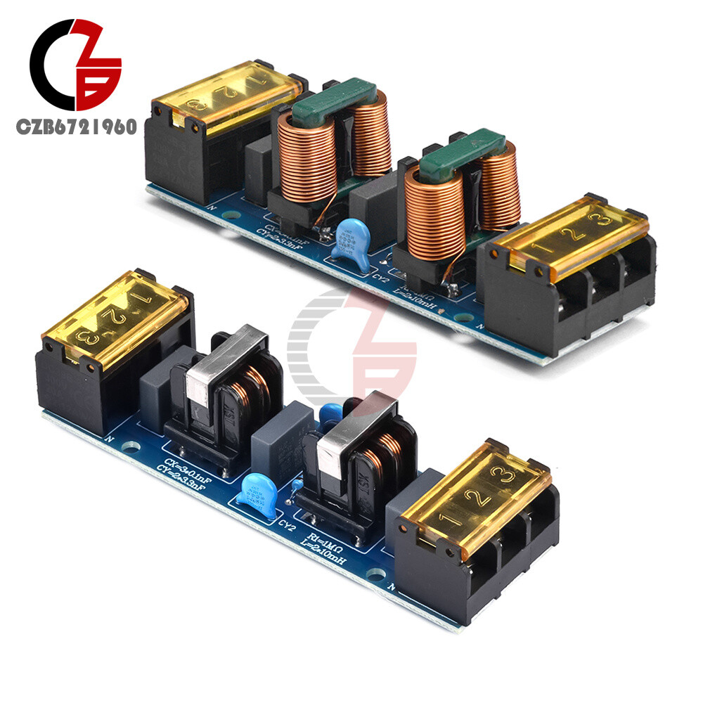 6A 25A Power Filter EMI High Frequency Two-stage Power low-pass Filter Board