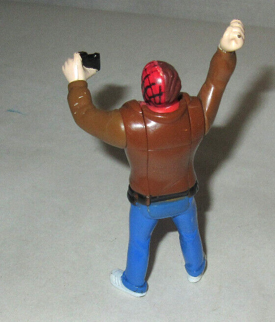 1995 Marvel Comics Head Flip Peter Parker Spiderman Figure