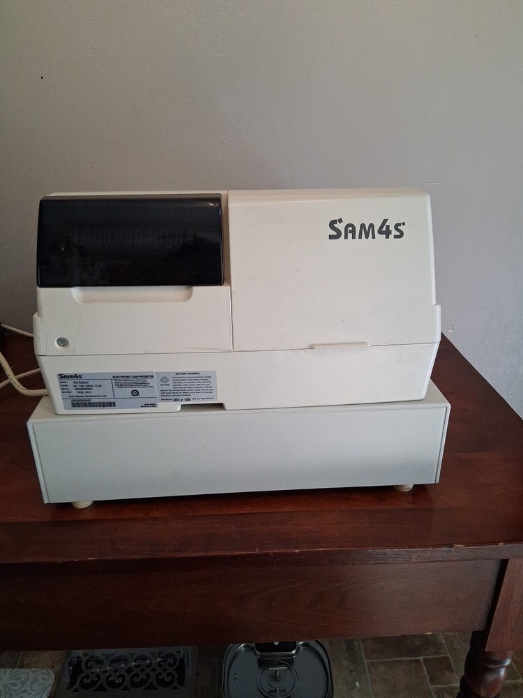 Sam4S ER-5200M Stuck In Sequence Error No Key Pad Missing Spool For Parts/Repair
