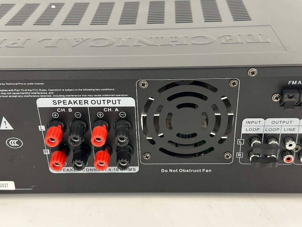 Technical Pro 2000 Watts Professional Mixer and Amplifier