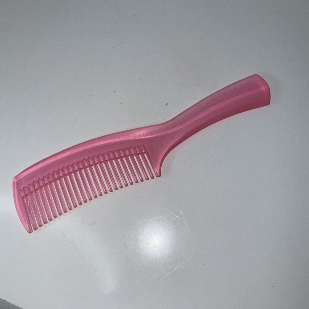 Estee Lauder Pink Translucent Hair Comb  7”