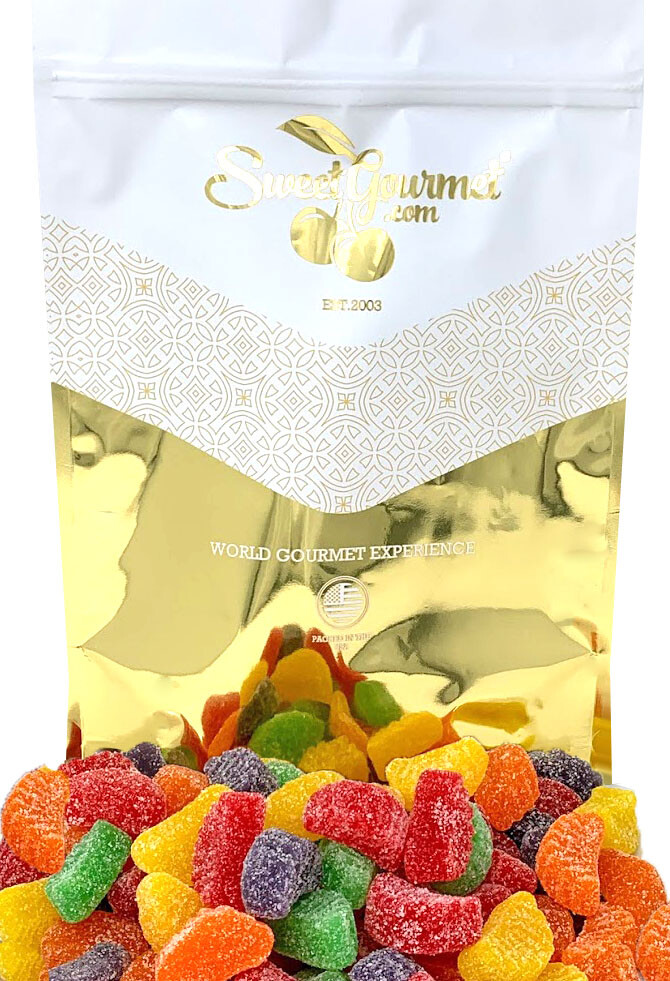 SweetGourmet Assorted Fruit Slices | Bulk Jelly Candy | 4 Pounds