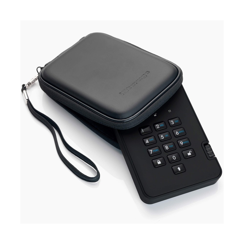 iStorage diskAshur2 SSD 256GB Black | Secure portable solid state drive | Pas...