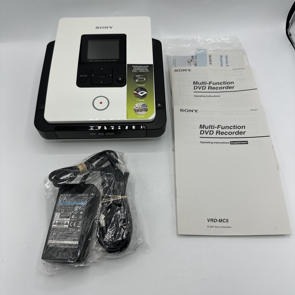Sony VRD-MC5 Multi Function DVD Recorder Transfer Videos Photos