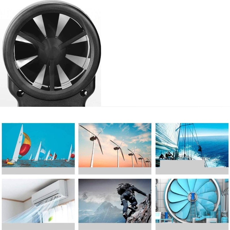 easy to read Wind Speed Detectors with Backlight Digital Display for